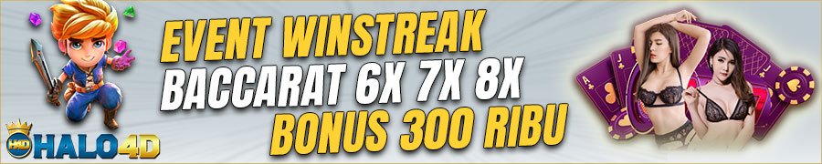 BONUS WIN STREAK LIVE CASINO BACCARAT